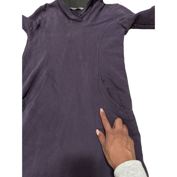 HORNY TOAD HOODED LONG SWEATER SIZE XS PURPLE |‎ E2 - Picture 7 of 7